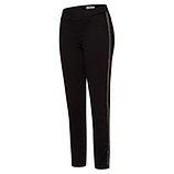 Jeggings mit Galonstreifen, schwarz 