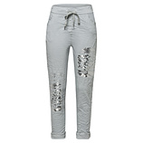 Joggpants metallic, eiffelturm 