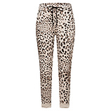 Hose im Animalprint, crema 