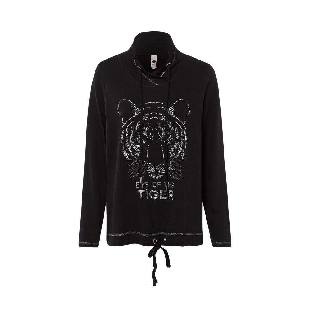 Sweatshirt 'Tiger', schwarz 2