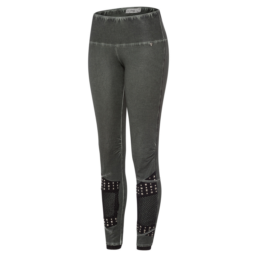 Leggings mit Nieten, oliv 54