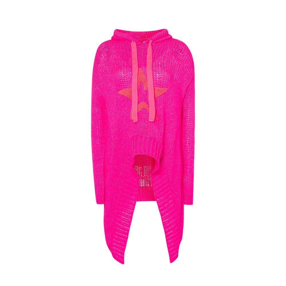 Strickpullover 'Star', neonpink 2