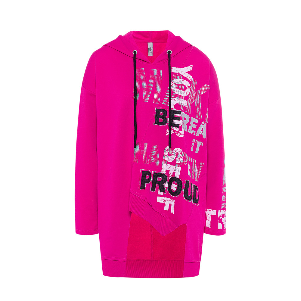 Sweatshirt 'Proud', pink flash 