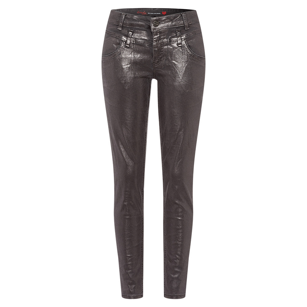 Jeans mit Schimmer, grey-silber 