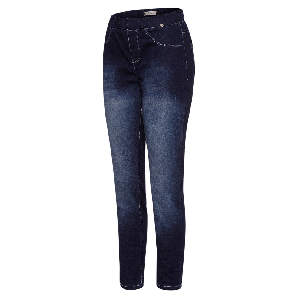 Jeggings, dark blue denim 42