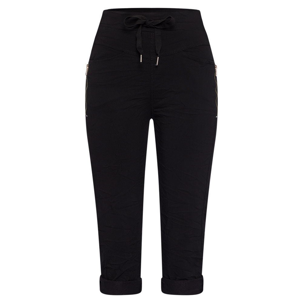 Capri-Joggpants, schwarz 1