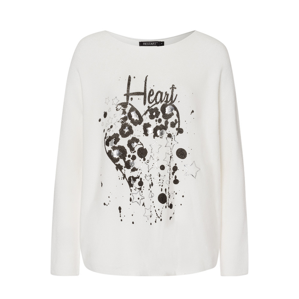 Strickpullover 'Heart', offwhite 3