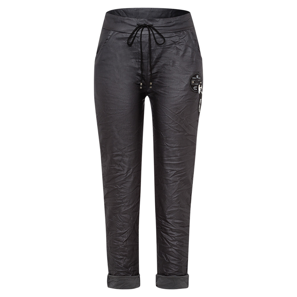 Joggpants in Leder-Optik, magnet 