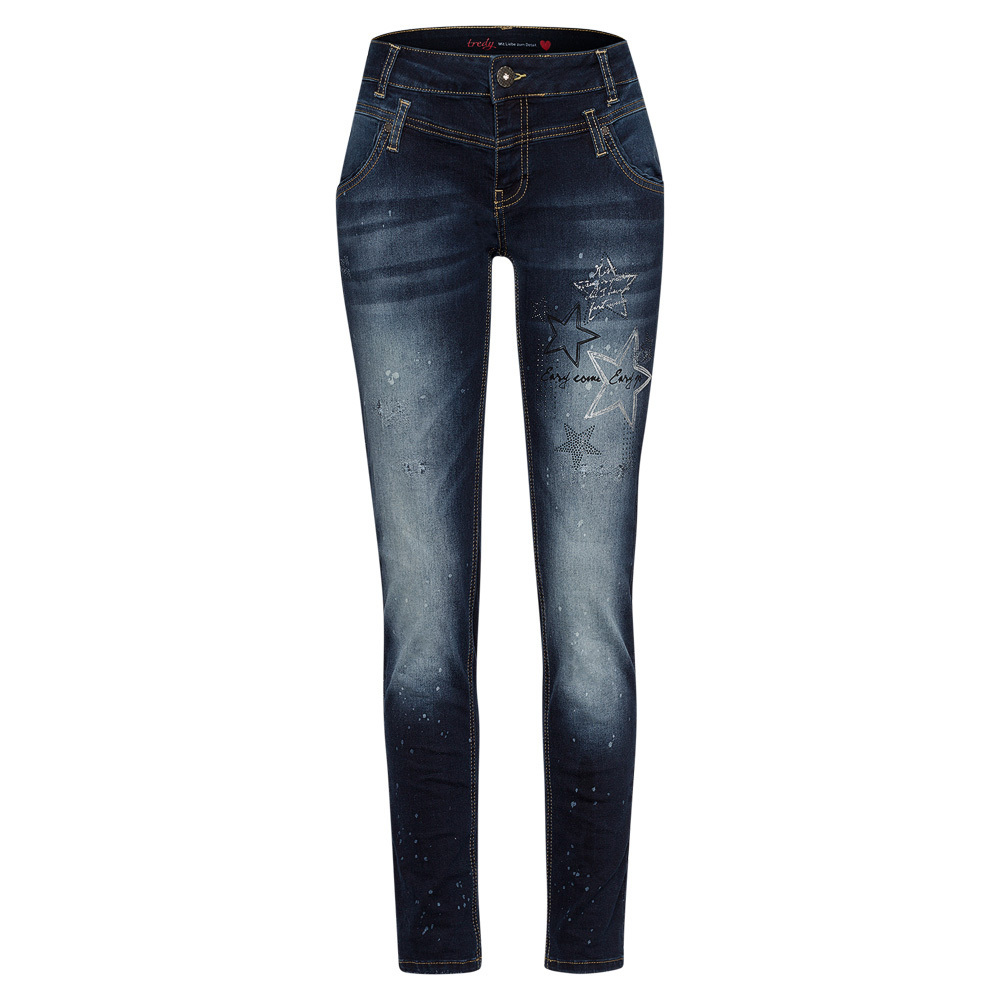 Jeans 'Easy', blue black denim 