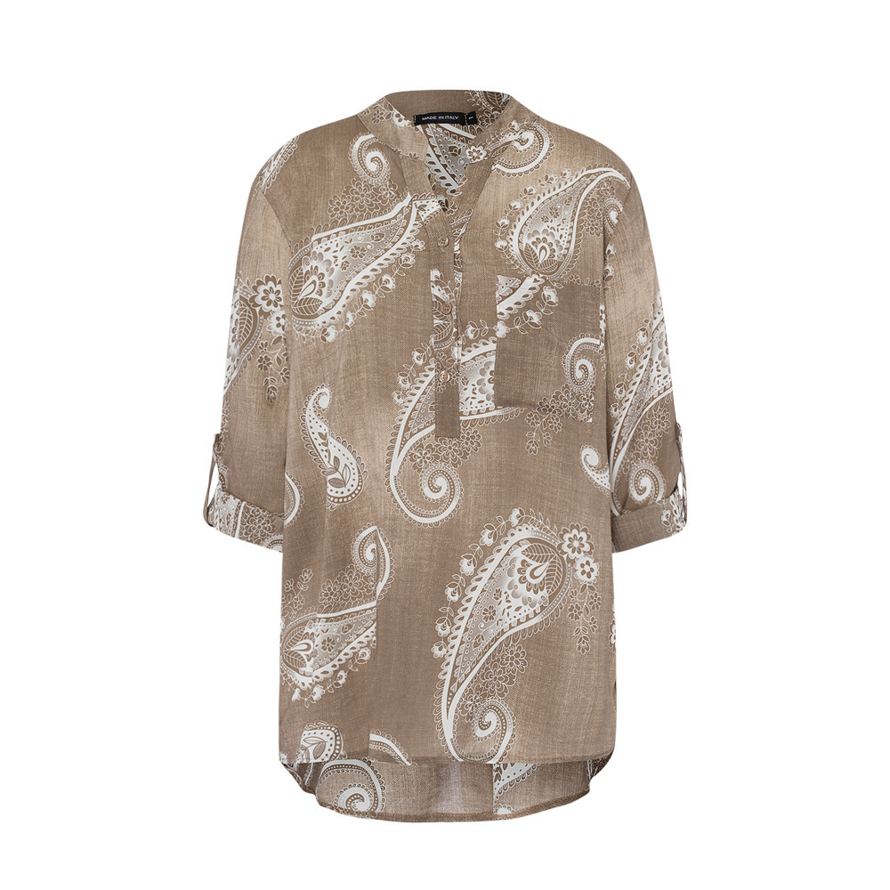 Bluse 'Paisley', pepper 