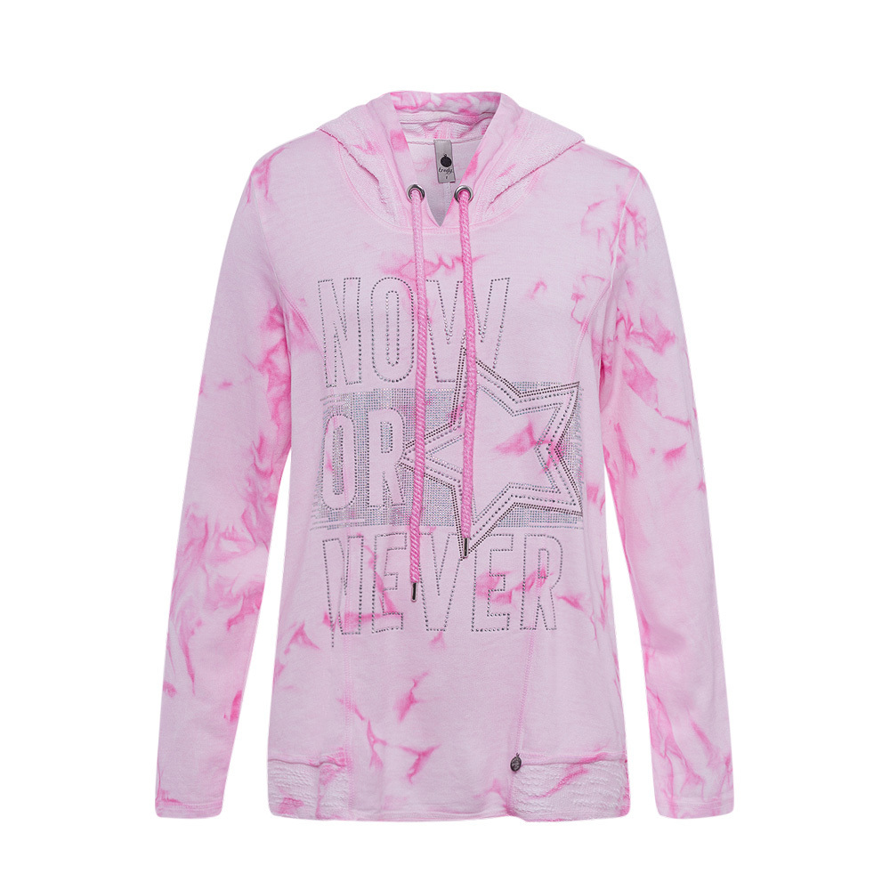 Sweatshirt 'Now or never', bubblegum 