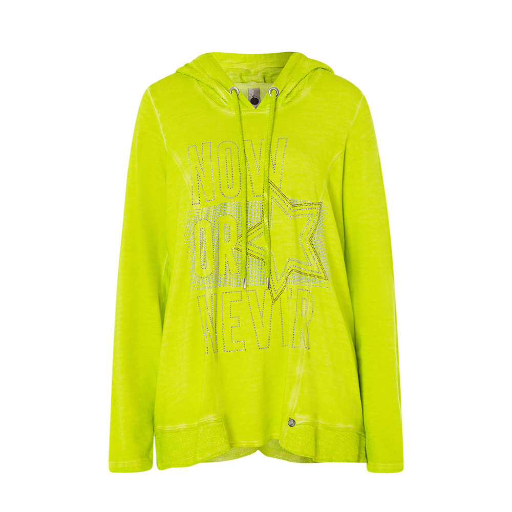 Sweatshirt 'Now or never', juicy flash 