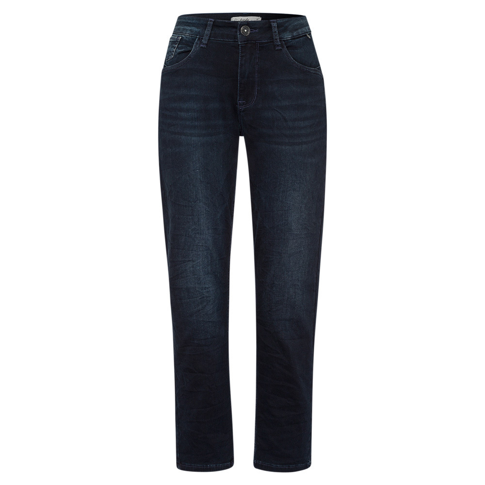 Jeans 'Straight' kurz, blue black denim 