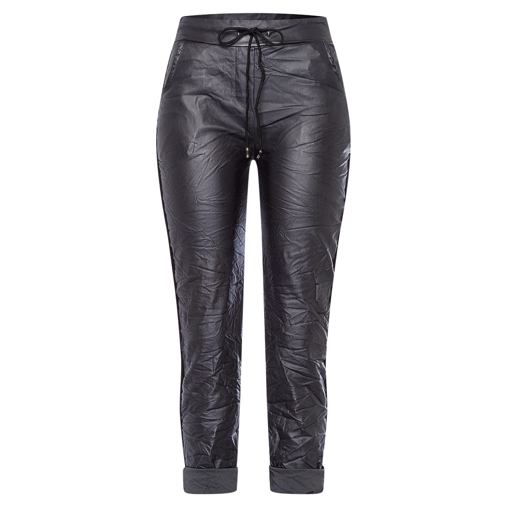 Joggpants in Leder-Optik, magnet 