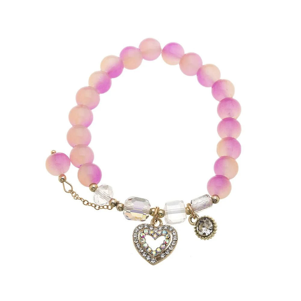 Armband 'Herz', pink -