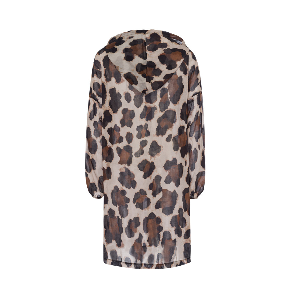 Bluse im Animalprint, beige-schwarz 5