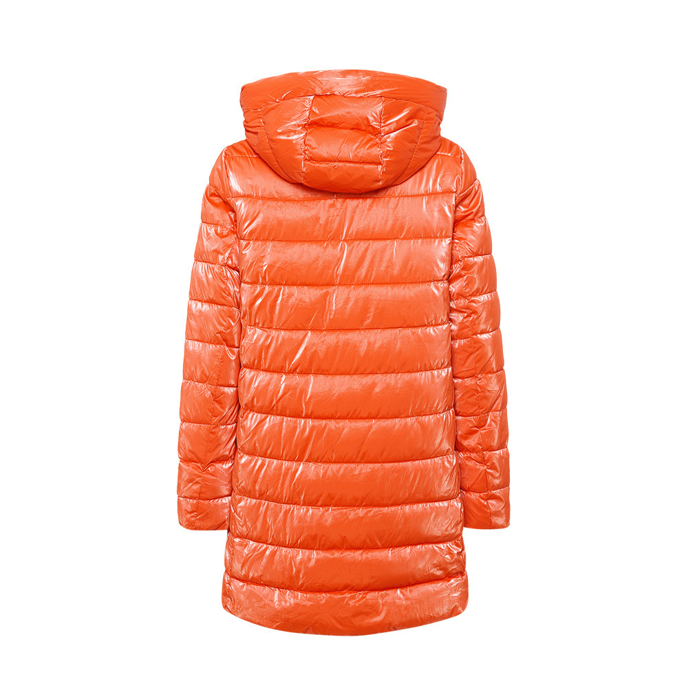 Steppjacke glänzend, orange 