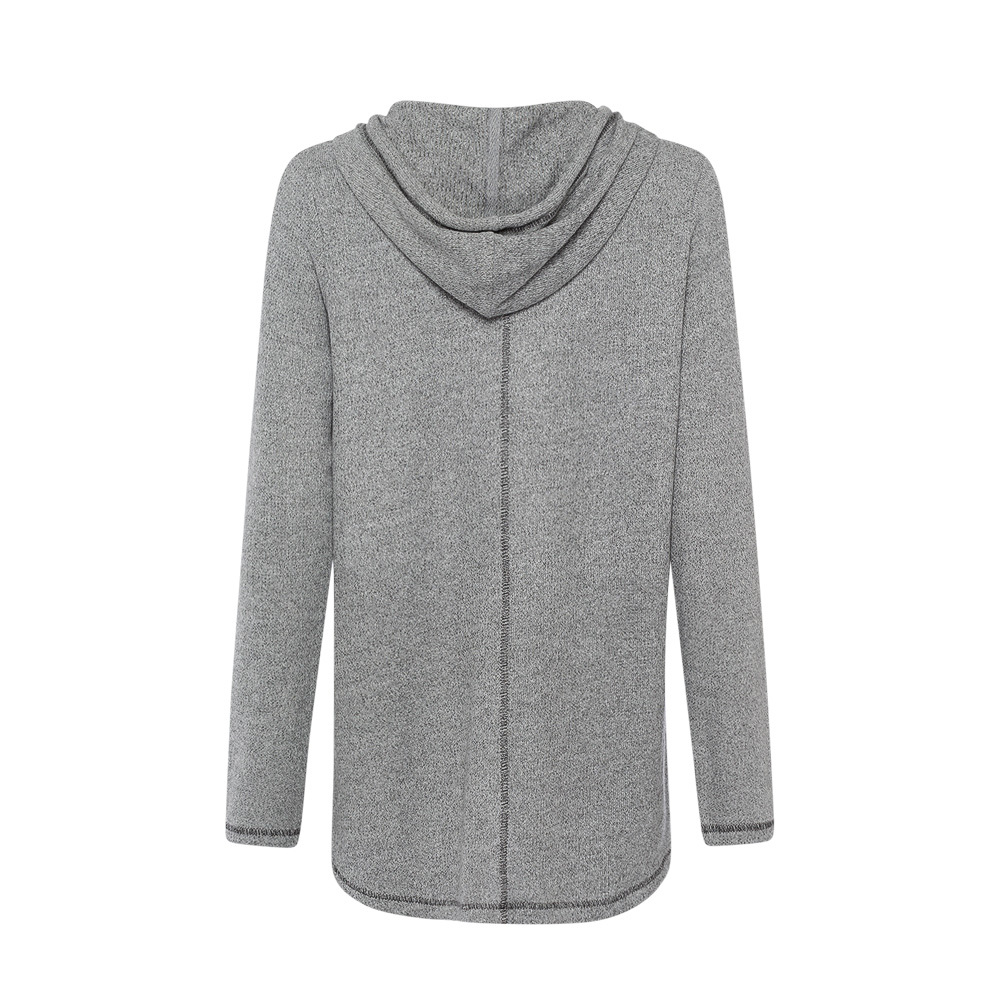 Sweatshirt mit Motiv, silber-melange 