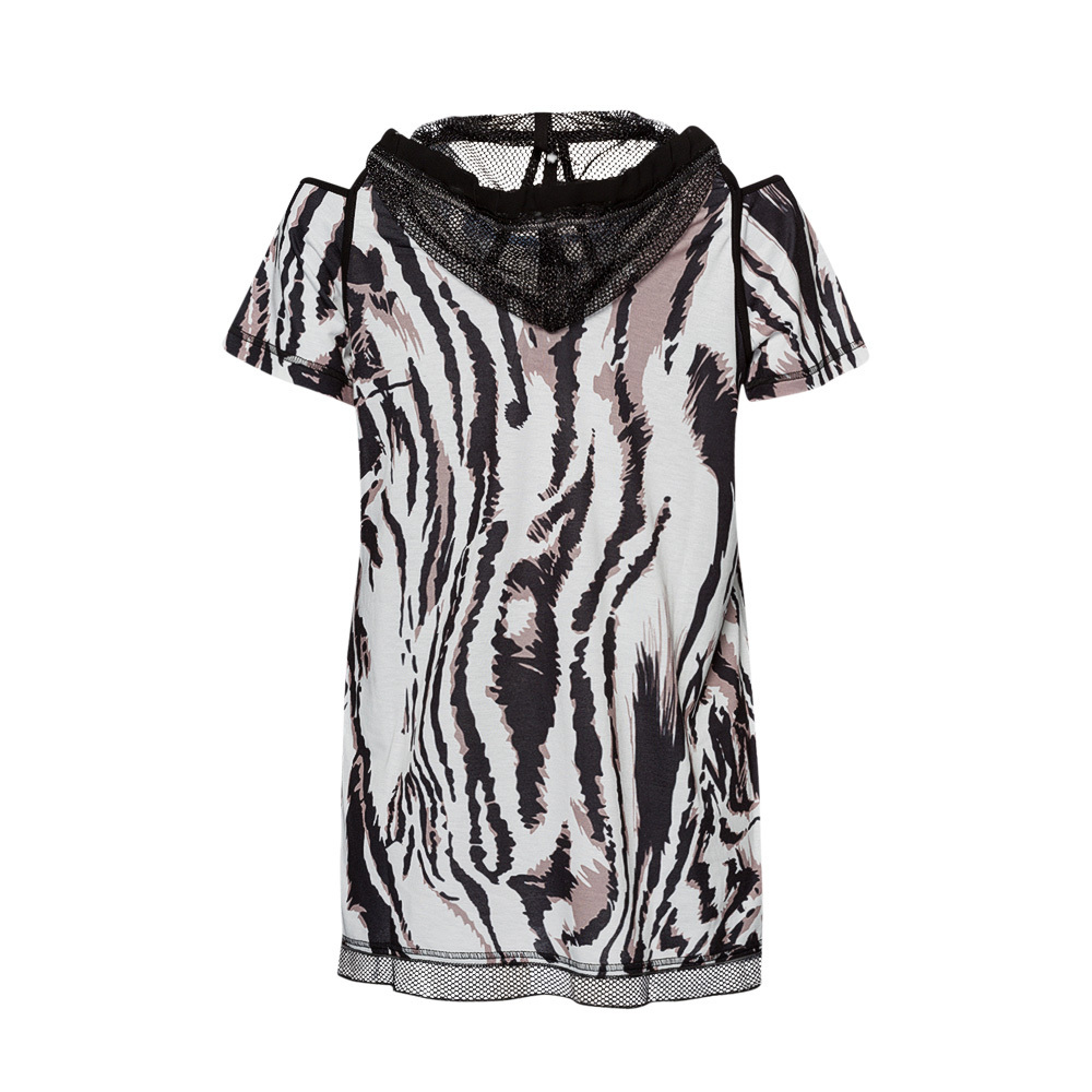 Shirt 'Wild', schwarz-weiß 3