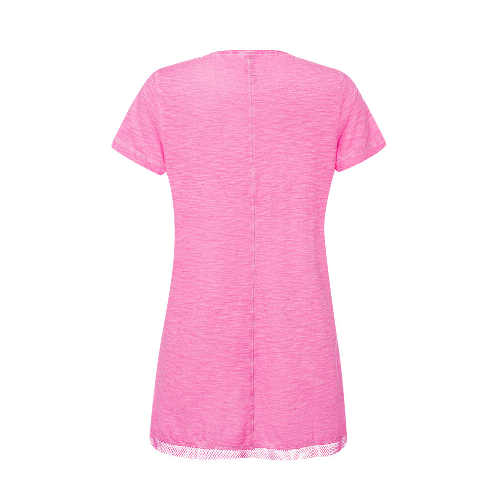 Shirt mit Schnürung, pink fluro 3