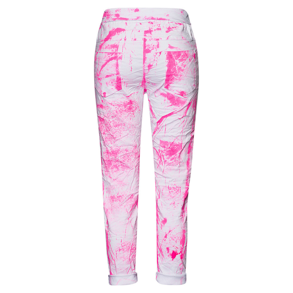 Joggpants 'Graffiti', pink fluro 