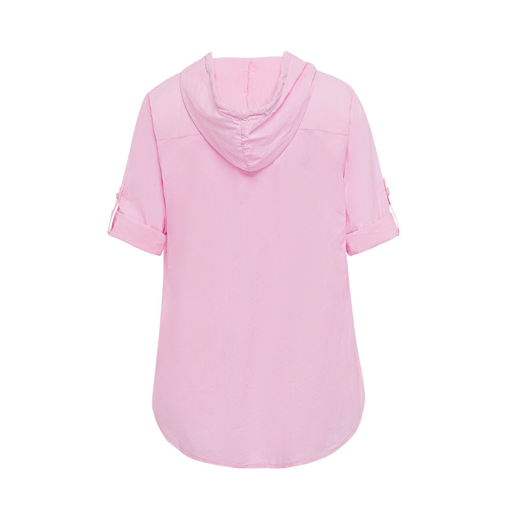 Bluse 'Love', pink fluro 