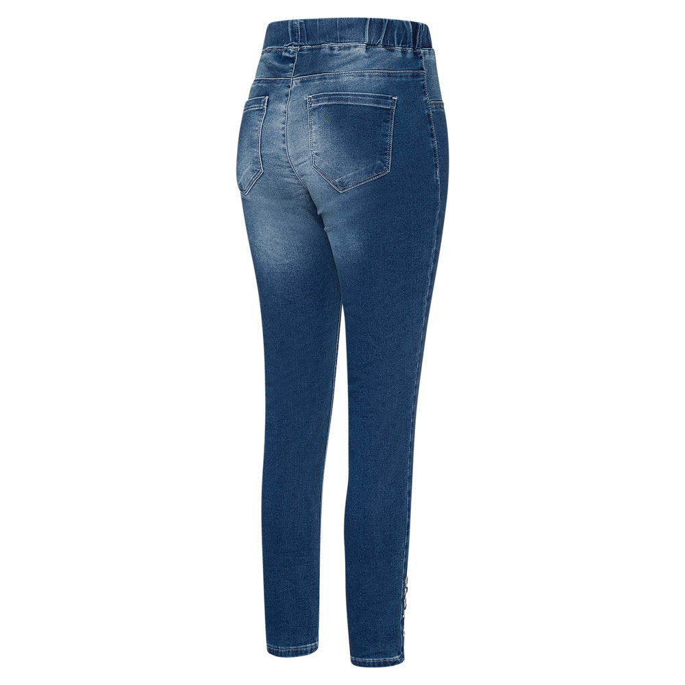 Jeggings mit Sternen, blue denim 38