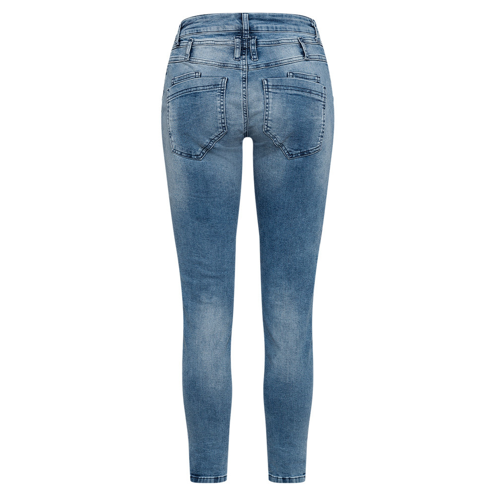 Doppelbundjeans, light blue denim 52