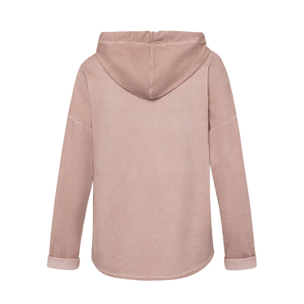 Sweatshirt mit Pailletten, rosenholz 