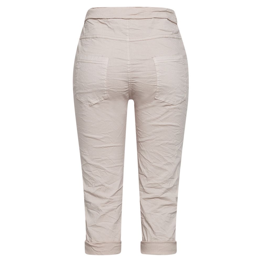 Capri-Joggpants 'L'amour', sand 