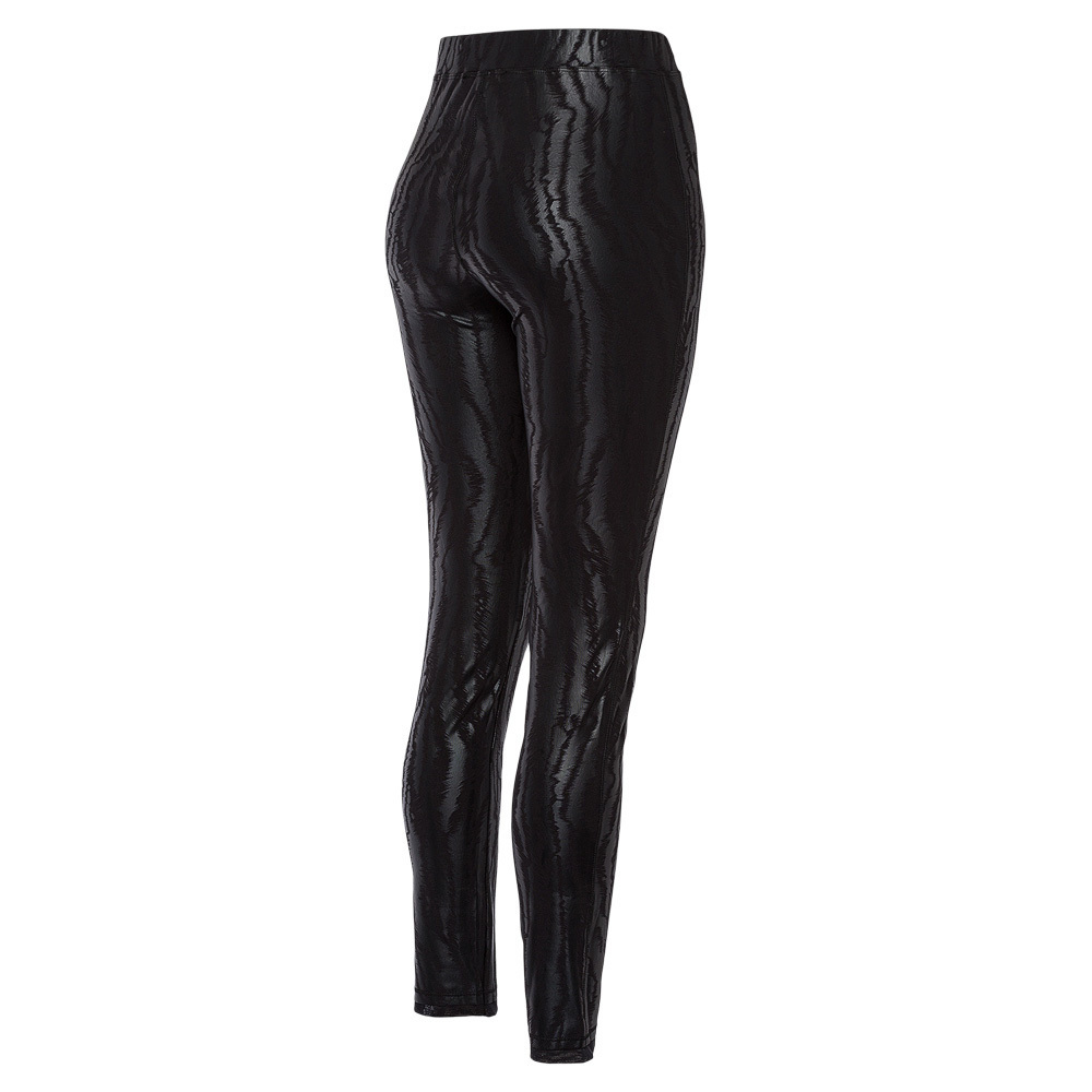 Leggings mit Muster, schwarz 