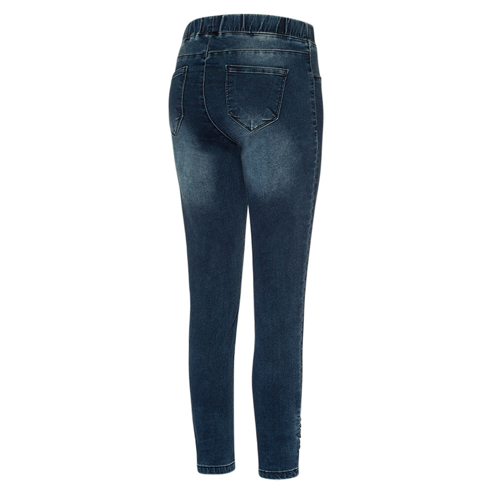 Jeggings, blue black denim 