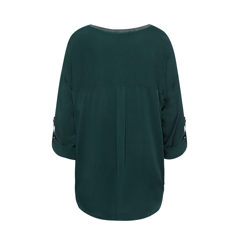 Bluse 'Love', forest green 1