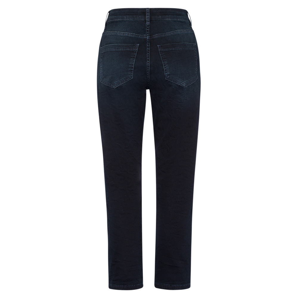 Jeans 'Straight' kurz, blue black denim 