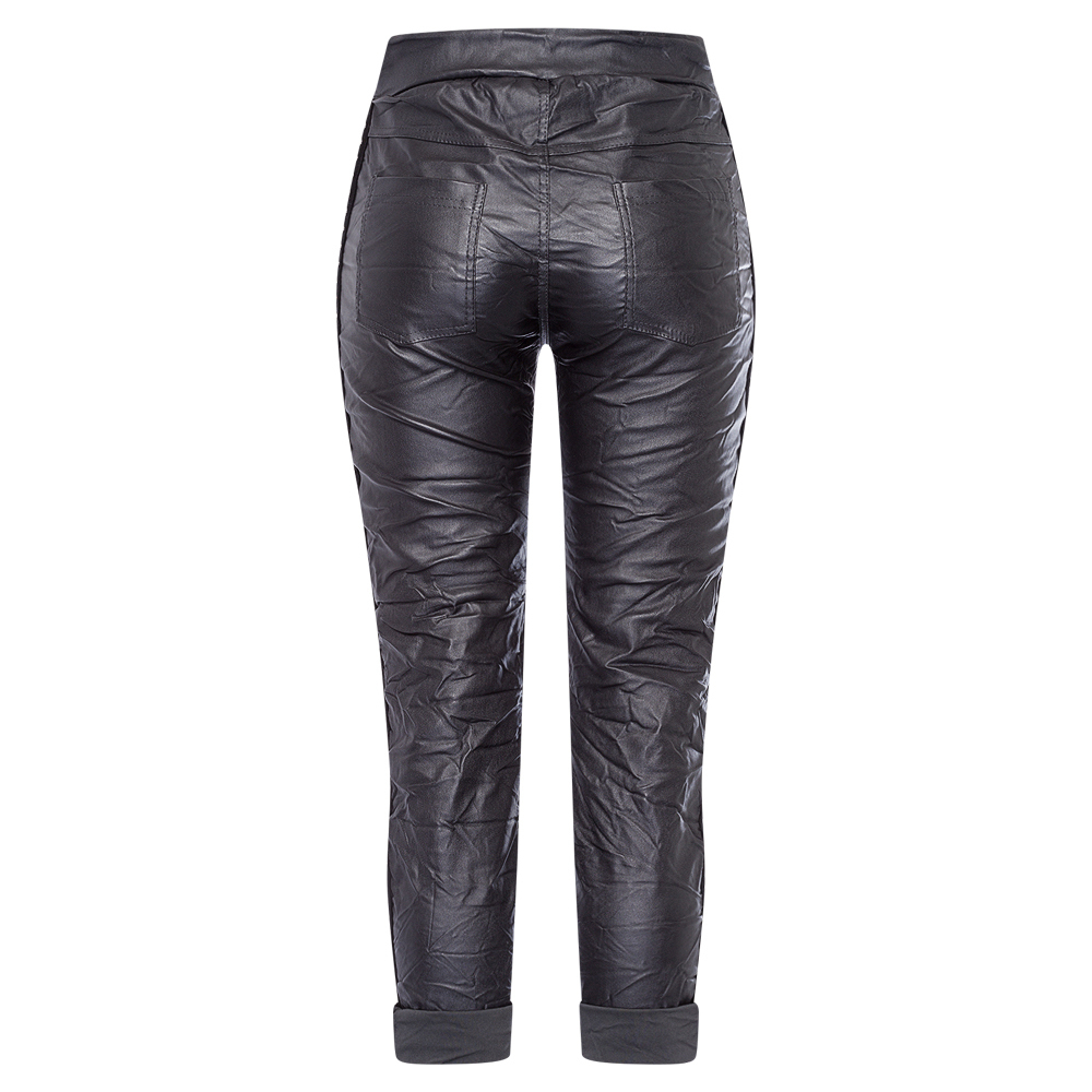 Joggpants in Leder-Optik, magnet 