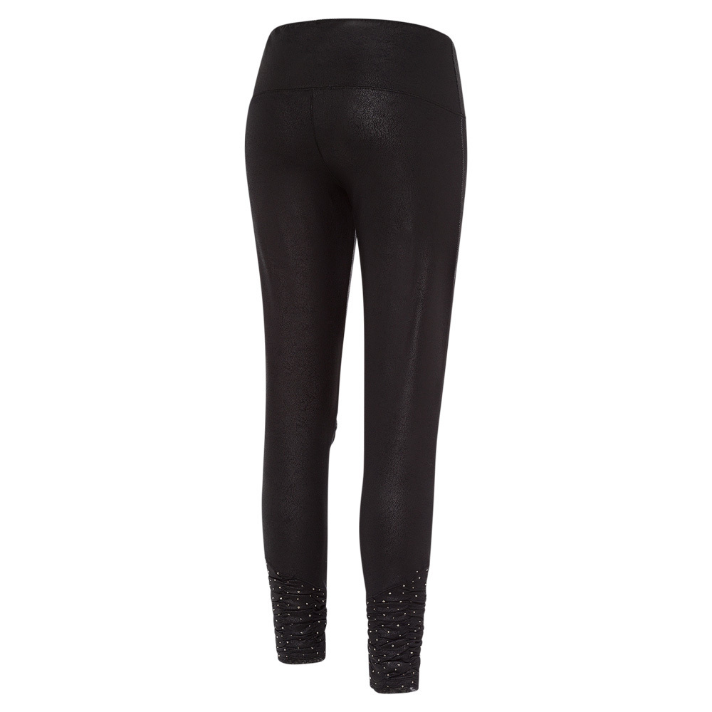 Leggings  mit Ziersteinen, schwarz 