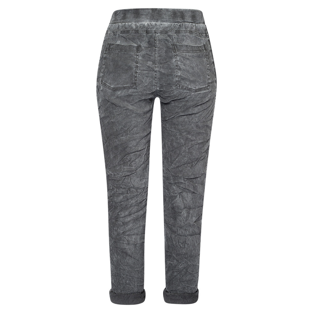 Suede-Joggpants mit Galonstreifen, magnet 