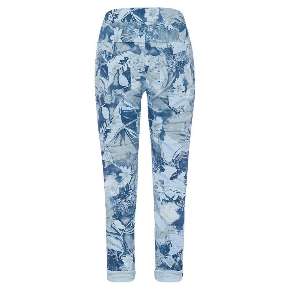 Joggpants im Alloverprint, eiskristall 