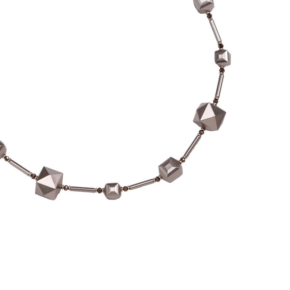 Lange Kette 'Cubes', titan -