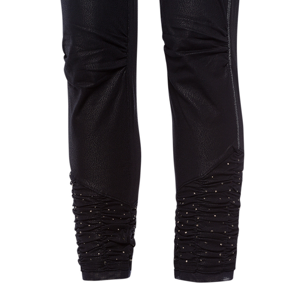 Leggings mit Ziersteinen, navy 