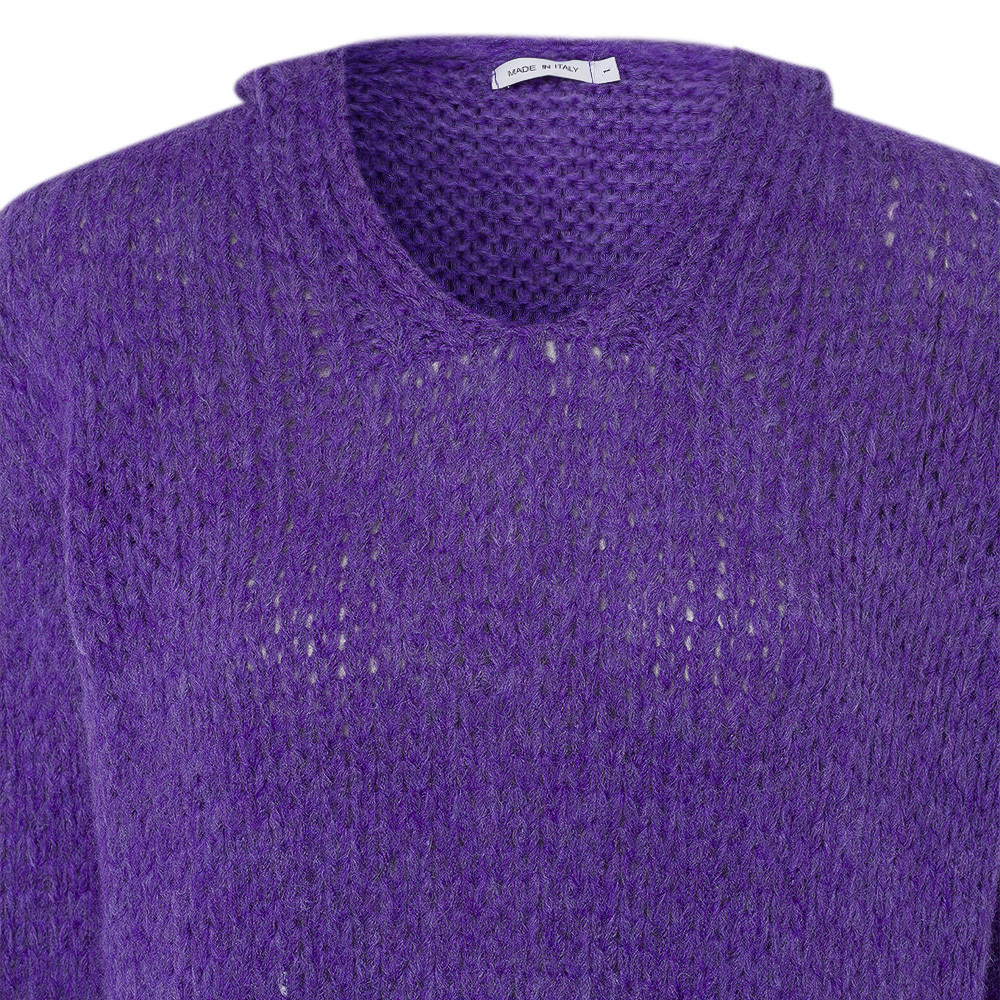 Strickpullover, violett 1