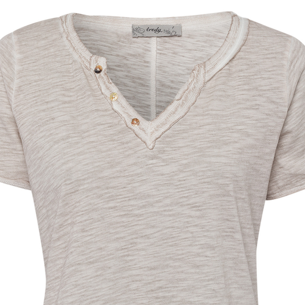 Shirt mit Hemdsaum, crema 6