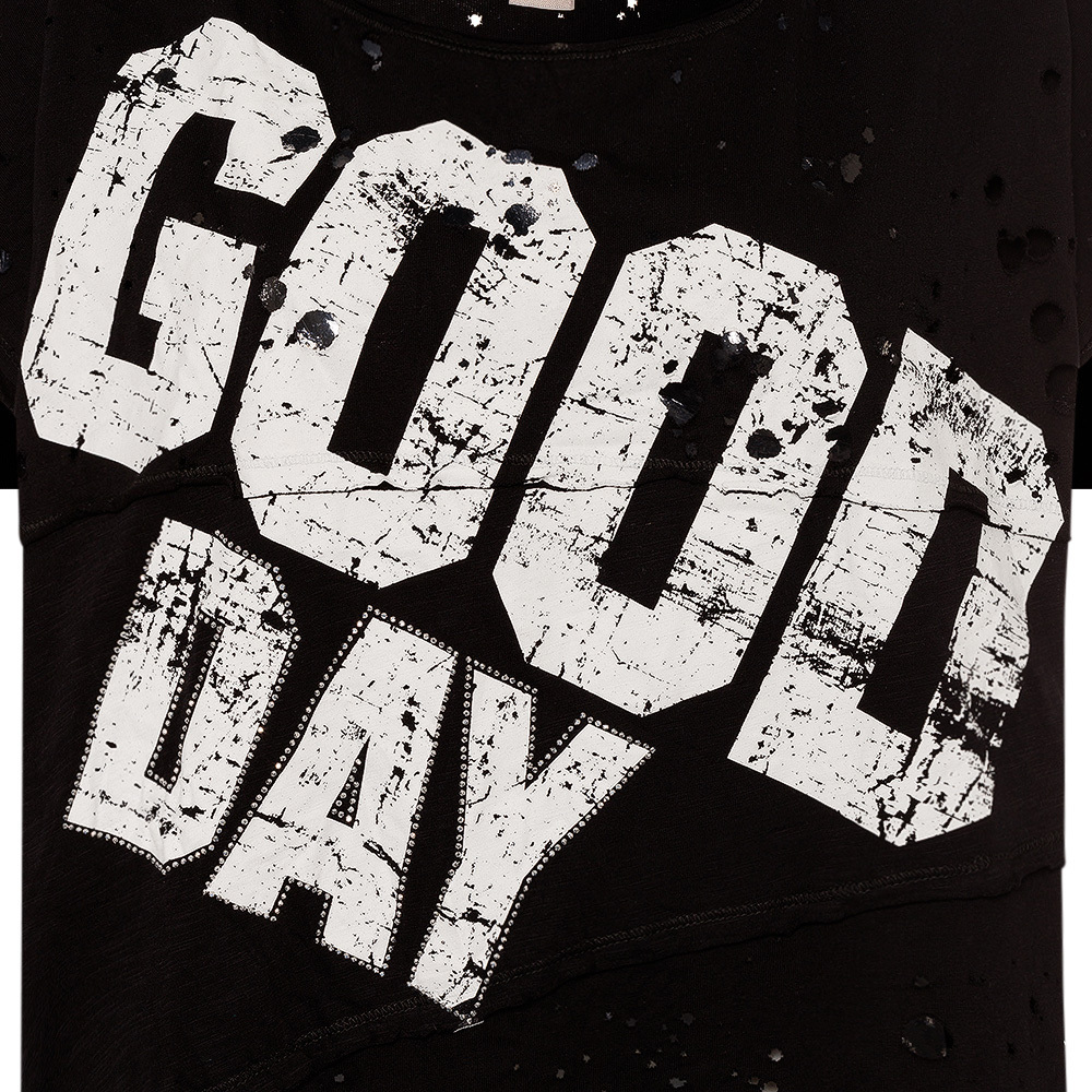 Shirt 'Good day', schwarz 