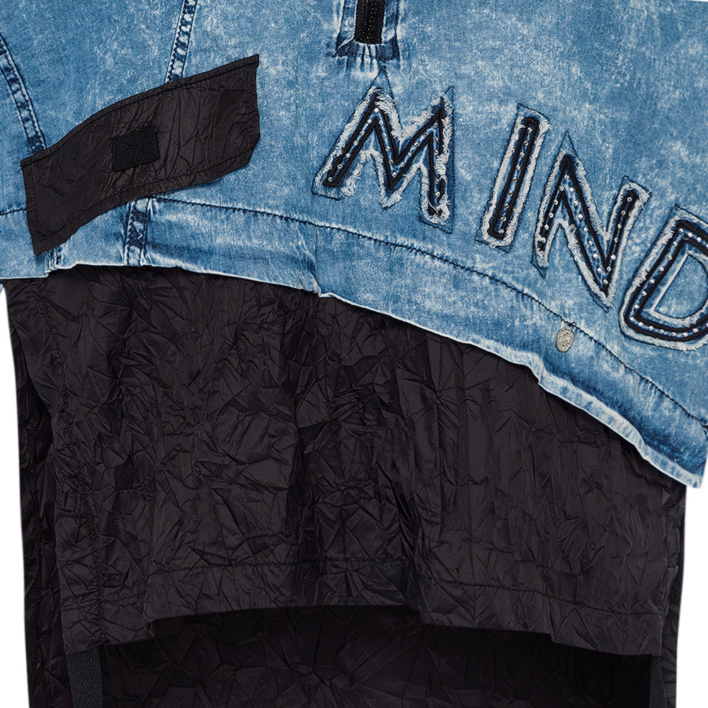 Bluse 'Mind', blue denim 3