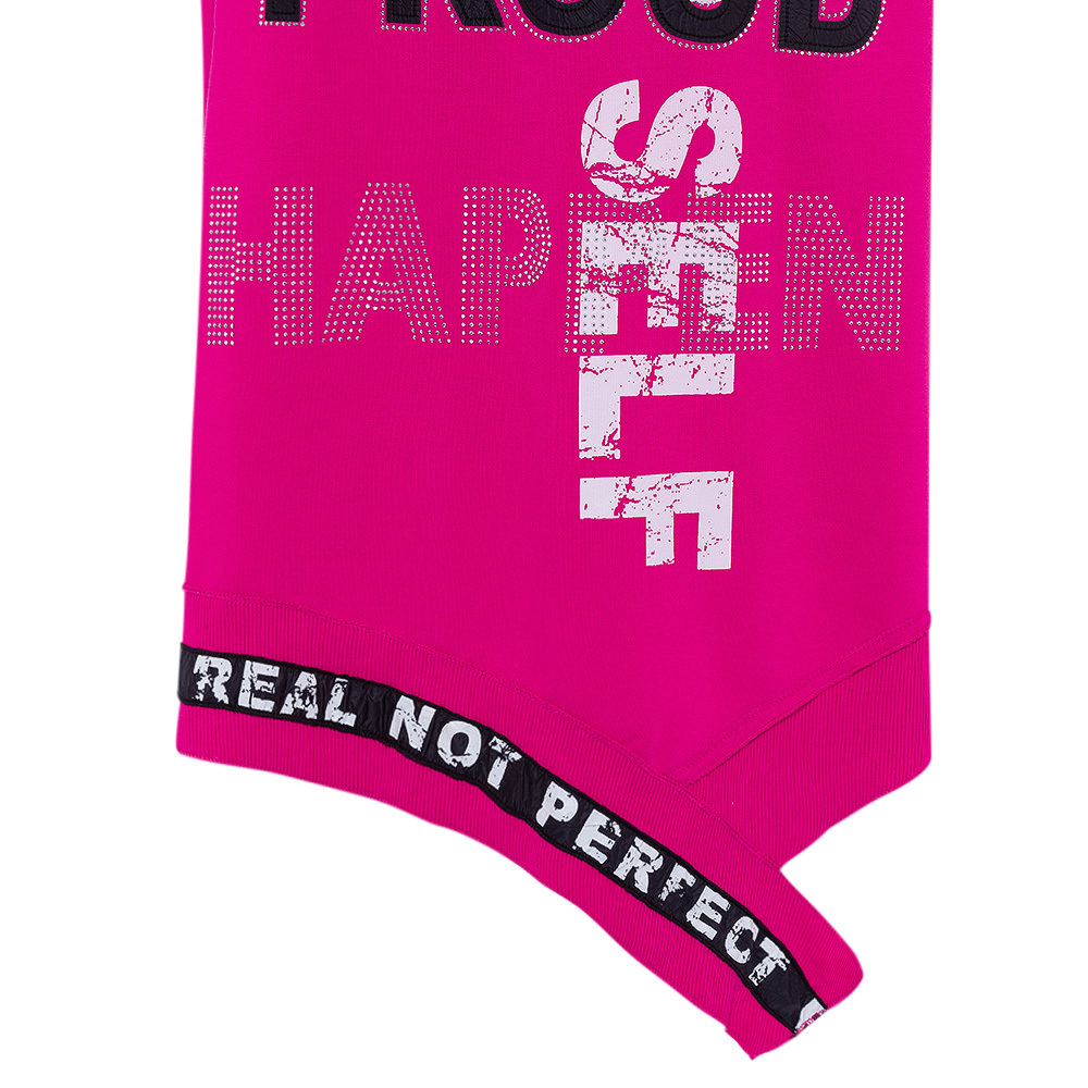 Sweatkleid 'Proud', pink flash 