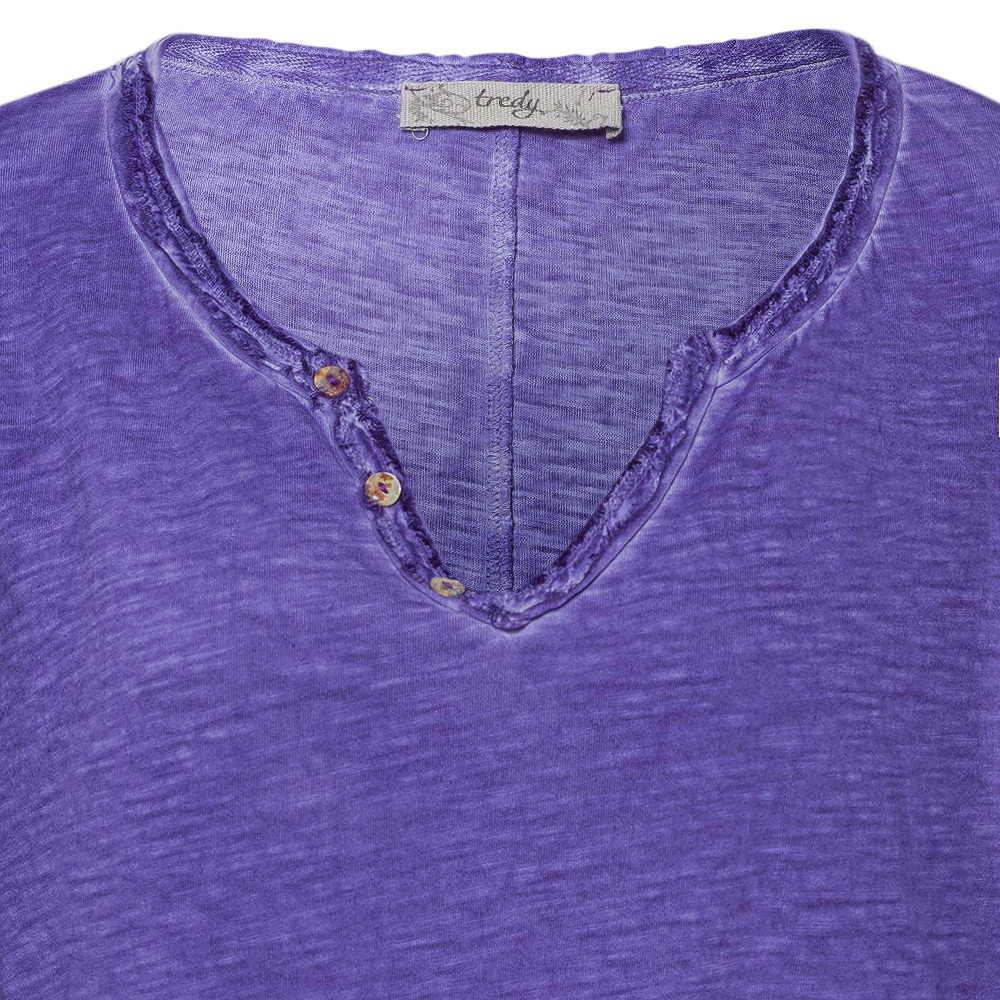 Shirt mit Hemdsaum, purple flash 