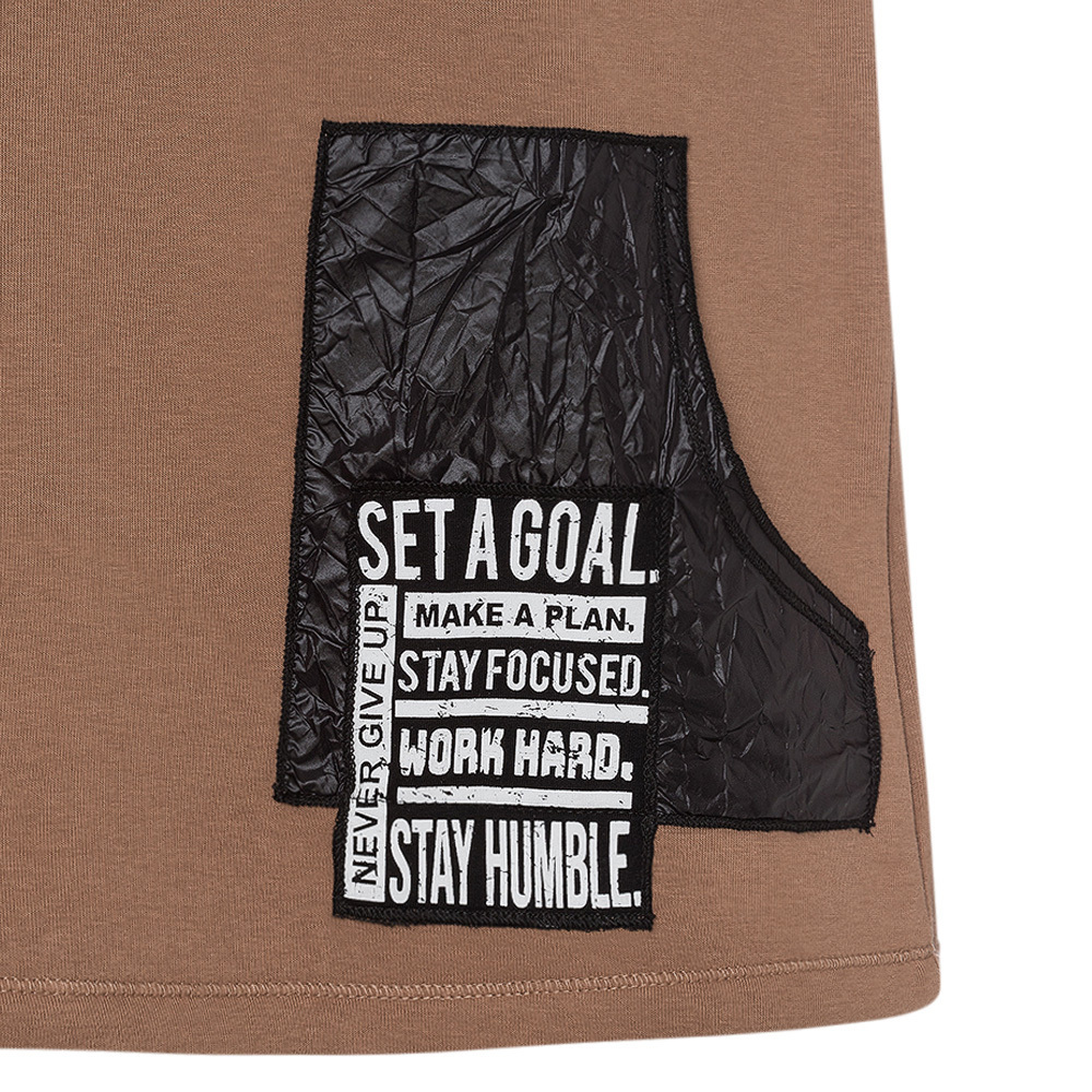 Sweatpullover 'Set a goal', cappuccino 