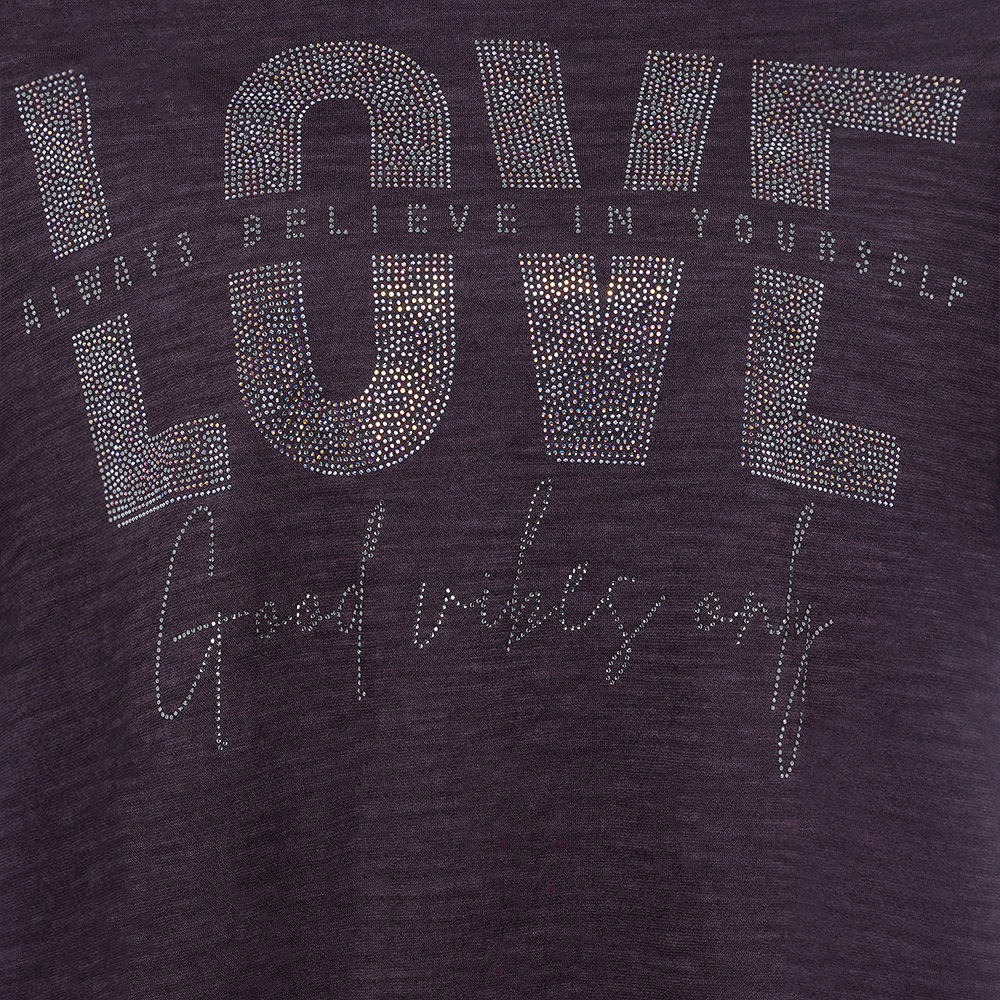 Shirt 'Love', café 