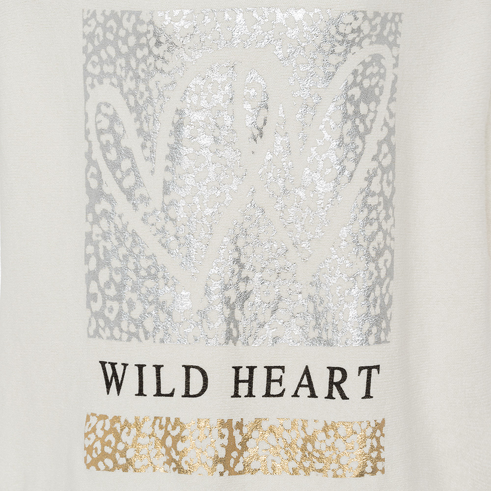 Strickpullover 'Wild heart', crema 2