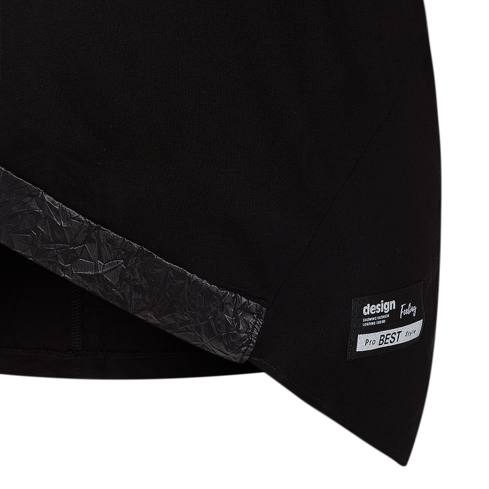 Langarmshirt, schwarz 